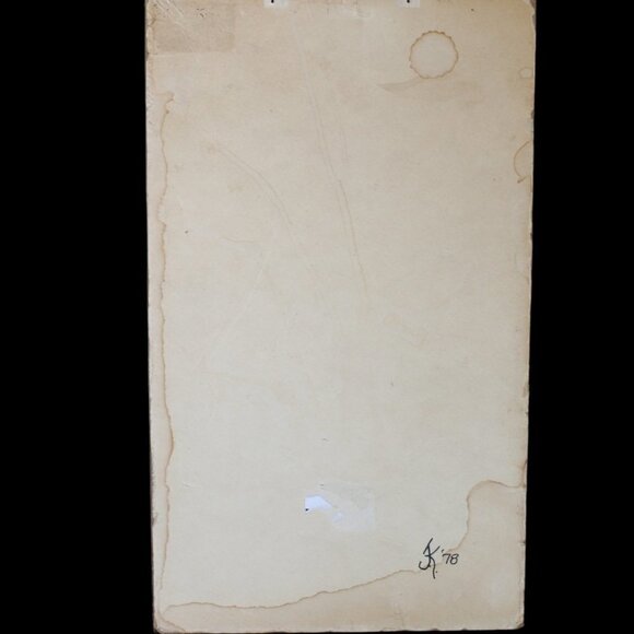 Vintage 1970's 3D wooden frame girl with a cat bird nature wall hanging collage - Picture 3 of 11